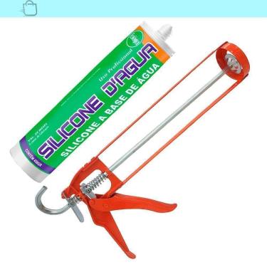 Imagem de Silicone Bege 450G Selante Acrílico Base Dágua C/Aplicador