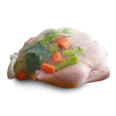 Imagem de Regency Wraps Meias de sopa, pacote com 100 unidades de 61 cm, sacos de malha de algodão natural; para caldos claros, sopas deliciosas sem esticar; serve para frango inteiro, guisado de carne ou