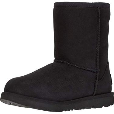 Imagem de Bota infantil cl ssica curta Ii WP da UGG, Preto, 6 Big Kid