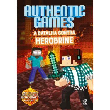 Imagem de Livro - Authenticgames - A Batalha Contra Herobrine