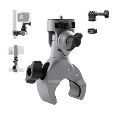 Imagem de PGYTECH CapLock Super Clamp Mount, suporte de liga de alumínio para Insta360 Ace Pro2/X5/X4/X3, braçadeira resistente de caranguejo com parafuso de 1/10.2 cm para câmera Gopro 13/12/11/Osmo Action 5