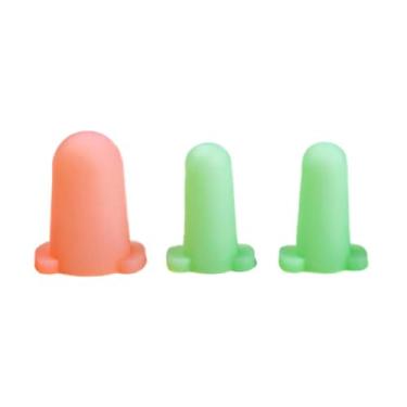 Imagem de Kit 3 unidades de tampas de silicone protetoras para bicos de confeitar