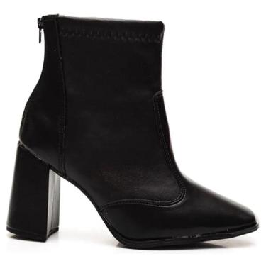 Imagem de Bota Feminina Cano Curto Vizzano Salto Bloco 3085.100