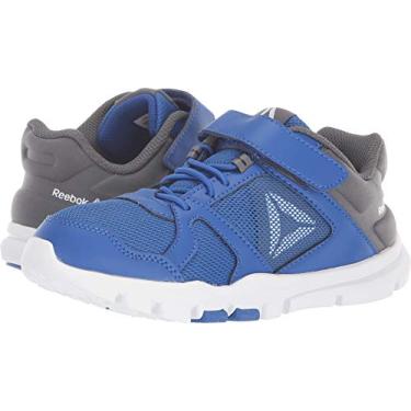 Imagem de Reebok Tênis infantil unissex Yourflex Train 10, Azul vital/liga metálica/branco, 13.5 Little Kid