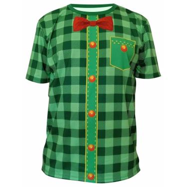 Imagem de Camiseta Adulta Masculina Estampada Festa Junina Verde