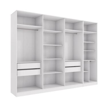 Imagem de Conjunto Closet Kappesberg Adapt Branco 2 Peças 308cm