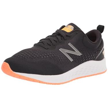 Imagem de New Balance Tênis de corrida masculino Fresh Foam Arishi V3, Preto/laranja, 11