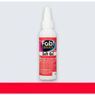 Imagem de  Corante Alimentício Soft Gel Super Vermelho Fab 60g