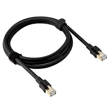 Imagem de Cabo de rede Ethernet LAN Cablecc RJ45 Cat8 25/40 Gbps para laptop roteador