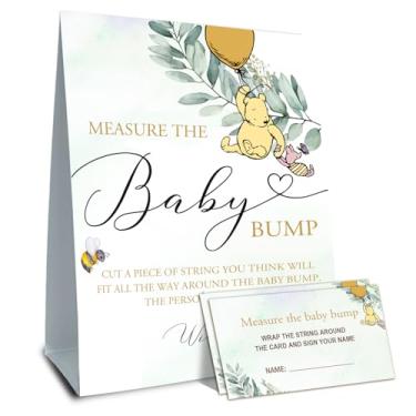 Imagem de Decorações de chá de bebê Ursinho Pooh - Decorações reveladoras de gênero do Ursinho Pooh - Decorações de aniversário do Ursinho Pooh - Decorações de festa - barriga de bebê 1