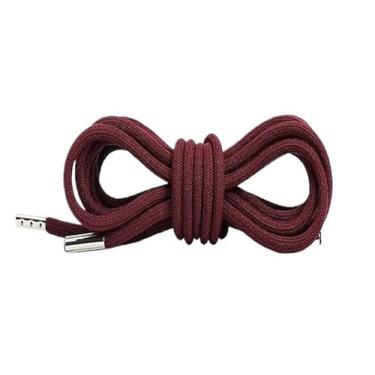 Imagem de Elastic Laces Sneakers For Sport Shoelaces Rubber Band For Casual Shoes Outdoor Leisure Round Shoestring Accessories(Wine Red)