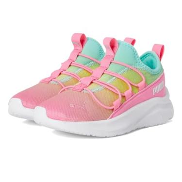 Imagem de PUMA Tênis infantil unissex Softride One4all sem cadarço, Rosa rápido - menta, 13.5 Little Kid