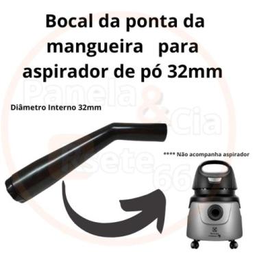 Imagem de Bocal ponteira para mangueira de aspirador de pó de 32mm - Sem Marca