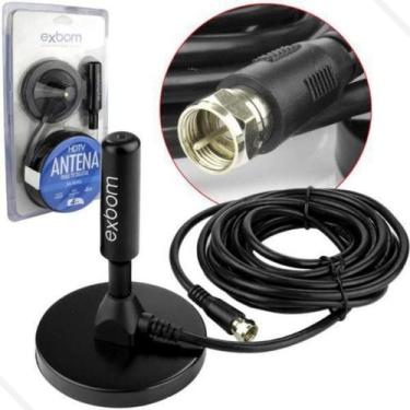 Imagem de Antena Tv Digital Amplificada Hdtv/Uhf/Vhf Interna/Externa 5m Prova Da