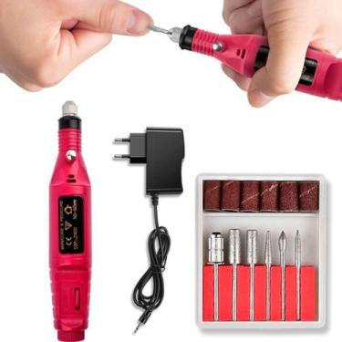 Imagem de Lixa elétrica para unhas pés e mãos profissional Bivolt - NEW