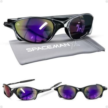 Imagem de oculos masculino proteção uv verão praia lupa + case original acetato 