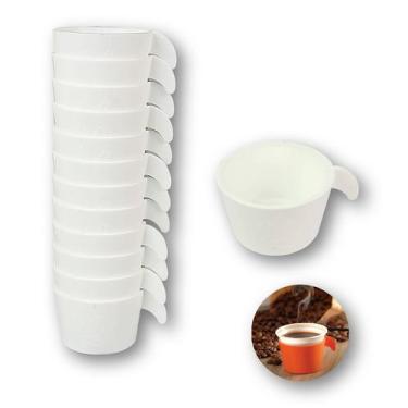 Imagem de Conjunto Copete 12 Porta Copos Descartável Cantinho Café Plástico Bran