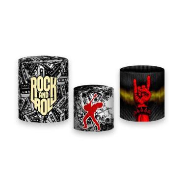 Imagem de Trio de Capas de Cilindro - Rock And Roll Bandas Clássicas 014 - Via C