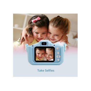 Imagem de Câmera Fotográfica Digital Hd Infantil Foto Vídeo Jogo 32gb - camera, 
