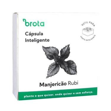 Imagem de Capsula Manjericão Rubi para Horta Autoirrigavel Brota