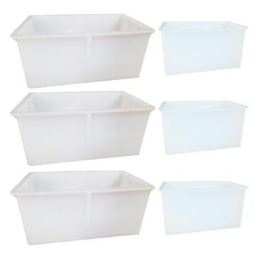 Imagem de Kit Formas Queijo Mussarela Requeijão 1Kg E 500G 3 De Cada - Injesul, 