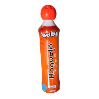 Imagem de Marcador De Bingo Caneta Carimbo Baby 40ml Laranja - bolinha - Pinguel