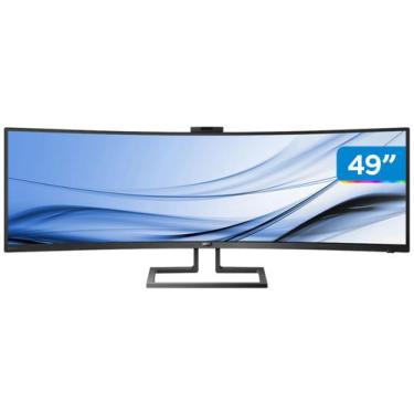 Imagem de Monitor 60Hz DQHD Curvo SuperWide Philips 499P9H 49" DQHD 60Hz 5ms  2 