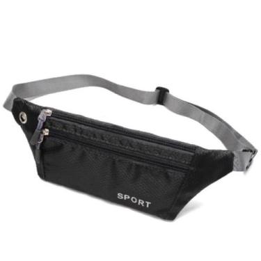 Imagem de Pochete Impermeável Slim Doleira Cinta Fitness Celular 7 Polegadas Cor