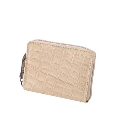 Imagem de Carteira Feminina Couro Legítimo Zíper Cnh Mariart Citrino