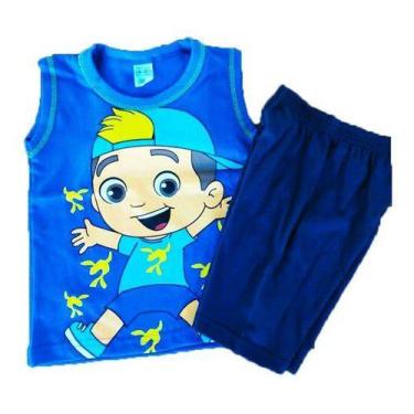 Imagem de Conjunto Infantil Menino Luccas Neto Gi - Tam 1 A 7 Anos - anjo da mam