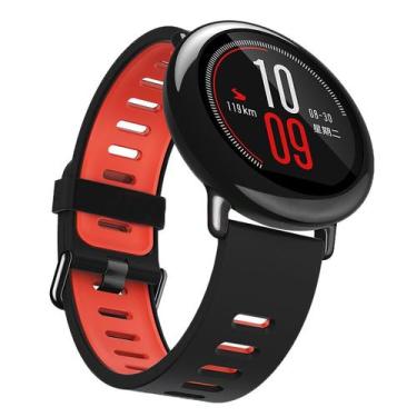 Imagem de Pulseira 22mm e 20mm Silicone Color p/ Relógio c/ Pinos - Poolsy, Pret