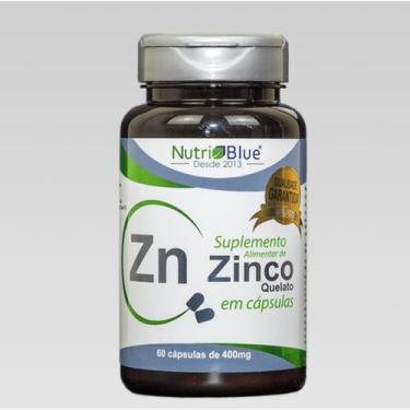 Imagem de Zinco quelato 60 capsulas de 400mg - Nutriblue