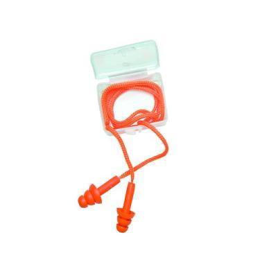 Imagem de Kit 10PC Protetor Auricular Auditivo Tampão de Ouvido Cg38 Com Cordão 