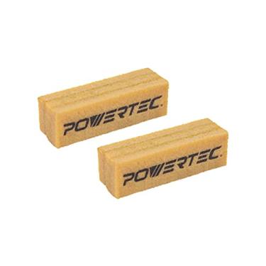 Imagem de POWERTEC 71424V Bastão de limpeza abrasivo para lixar correias e discos | Borracha natural - Ferramentas de marcenaria para lixamento perfeito, 2 unidades