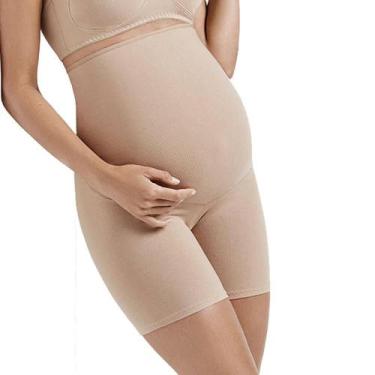 Imagem de Bermuda Gestante Cotton Mondress 20020E Cintura Alta Plus Size - Mondr