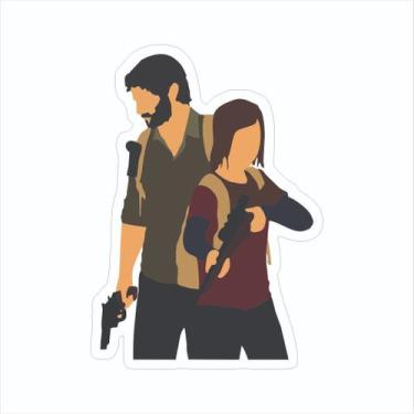 Imagem de Adesivo Sticker Vinil Impermeável The Last of Us Joel e Ellie - Impéri