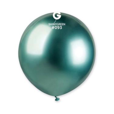 Imagem de Balão de Festa Látex Shiny - Verde 093 - Gemar - Rizzo, 25 unidades