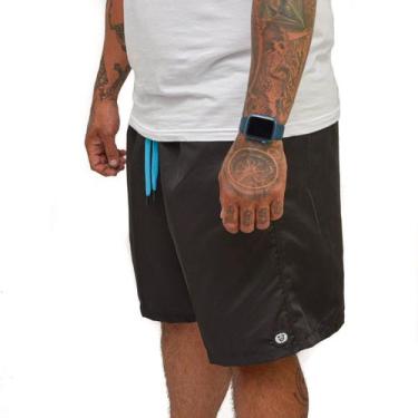 Imagem de Short Bermuda Moda Praia Plus Size Masculino Tactel G1 G2 G3 - MP Moda