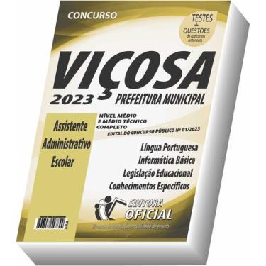 Imagem de Apostila Prefeitura Municipal de Viçosa - MG - Assistente Administrati