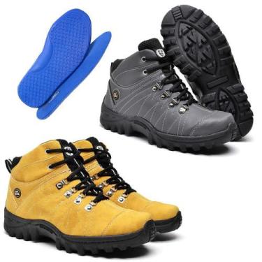 Imagem de Kit 2 Bota Coturno  Adventure Masculino Casual Cat skill+ Pamilha de G