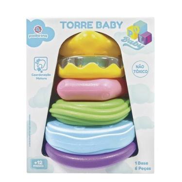 Imagem de Brinquedo Torre De Empilhar Poli Baby - Polibrinq