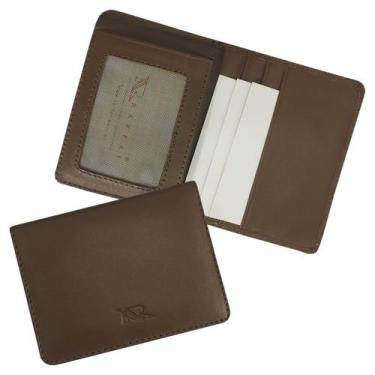 Imagem de Carteira Compacta Couro 84-R Raffai Couros, Caramelo