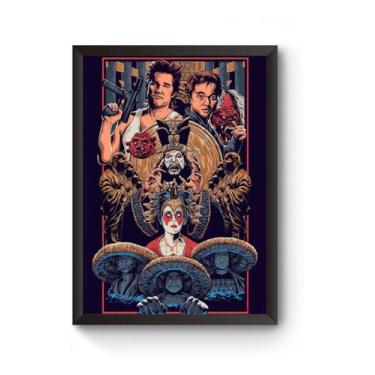 Imagem de Poster Moldurado Aventureiros Do Bairro Proibido Quadro - Fanarte
