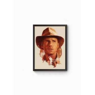 Imagem de Poster Moldurado Indiana Jones - Fanarte