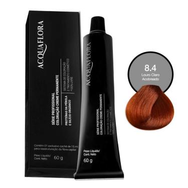 Imagem de Coloração Creme Acquaflora 8.4 Louro Claro Acobreado 60g