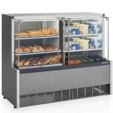 Imagem de Balcão Quente e Frio com 2 Placas Frias GQRA140R Gelopar