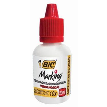 Imagem de Tinta Refil para Marcador de Quadro Branco - BIC , Vermelho