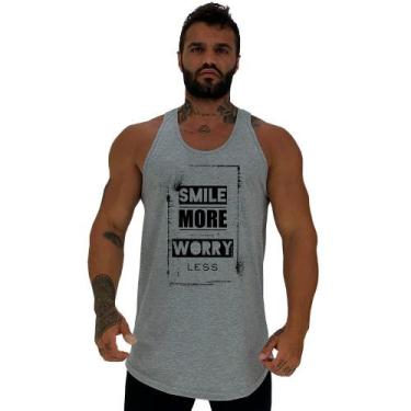 Imagem de Regata Longline Estampada Masculina MXD Conceito Smile More, P, Mascul
