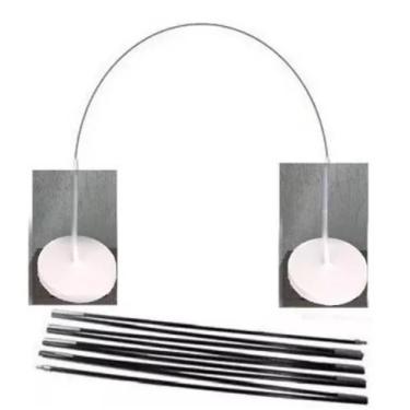 Imagem de Kit Arco Desmontável Com Base De Metal Para Balões - Plasteng
