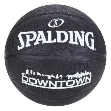 Imagem de Bola De Basquete Spalding - Downton - Borracha - Preto - Tam 7